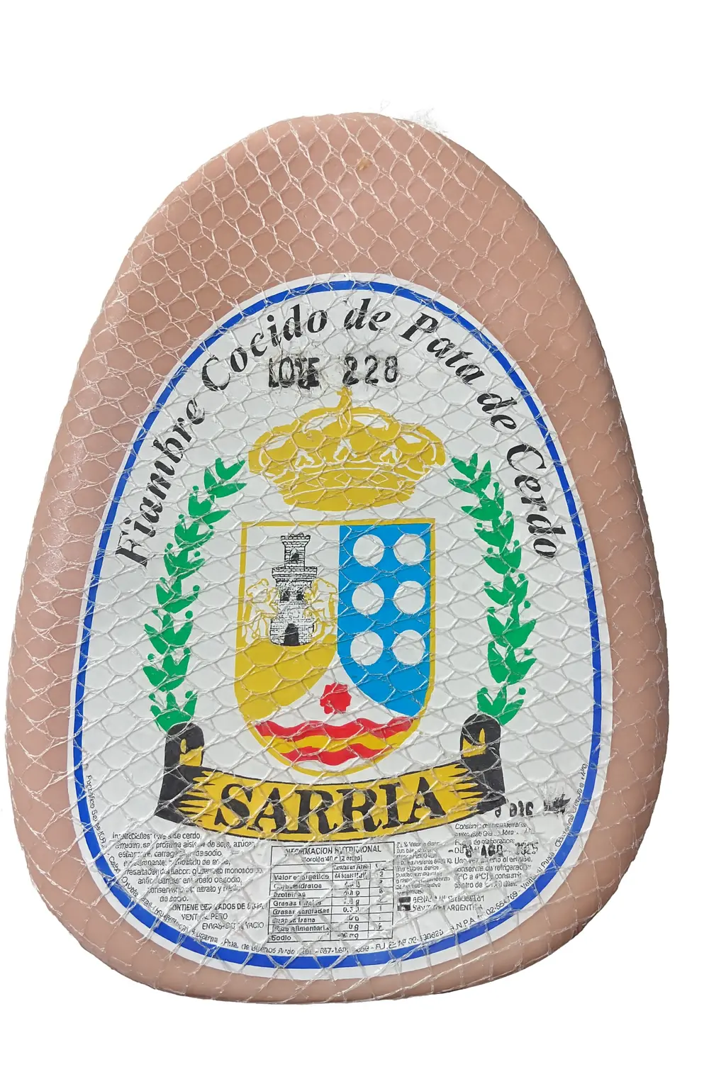 Jamón cocido Sarria